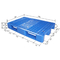 ألواح بلاستيكية عكسية HDPE باللون الأزرق الداكن 1200 × 800 سطح الشبكة