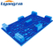 البلاستيك الأزرق EPAL Euro البليت HDPE المنصات أربع طرق وجه واحد