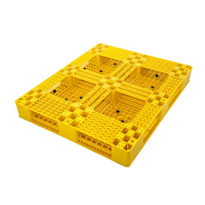البليت البلاستيكي الصناعي عالي التحمل باللون الأزرق والأحمر والأخضر HDPE Euro قابل للتكديس 1200X1000