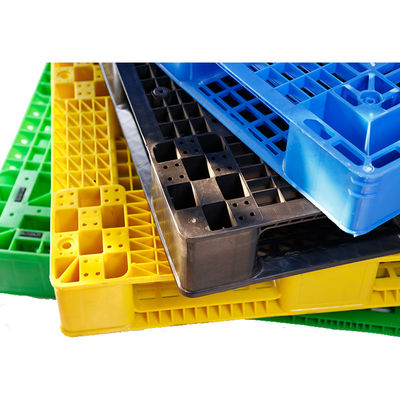 HDPE كبير بأربعة اتجاهات دخول مزدوج الجانبين من البلاستيك البليت القابل للتكديس القابل للانعكاس