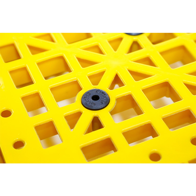 البليت البلاستيكي الصناعي عالي التحمل باللون الأزرق والأحمر والأخضر HDPE Euro قابل للتكديس 1200X1000