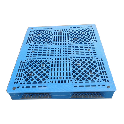 HDPE كبير بأربعة اتجاهات دخول مزدوج الجانبين من البلاستيك البليت القابل للتكديس القابل للانعكاس