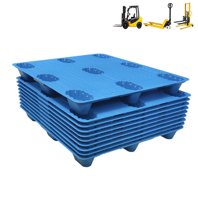 HDPE جانب واحد 9 أقدام التراص منصات النقل البلاستيكية